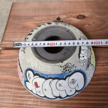 ハイパーポットクリエイター  "阿萬"【Graffiti Ceramics】大鉢 RFAM23087