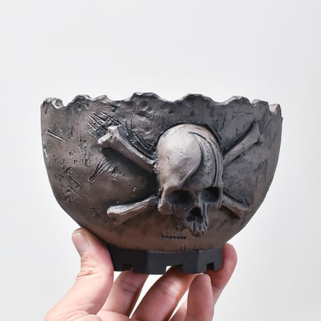 Matasuke Tatsumi（TEATOYA'S GALLERY）【Pirate Skull pot Black】B
