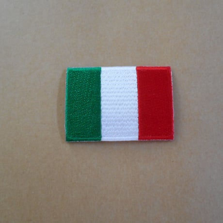 国旗ワッペン　イタリア　50×35mm