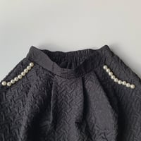 パール付きジャガードスカート