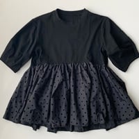裾ドットトップス