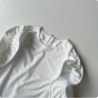 半袖ギャザートップス