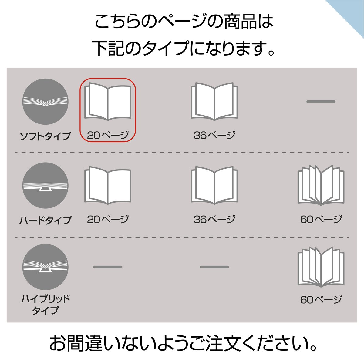 ソフトタイプ 20ぺージ(セルフコース プリント写真) | おくってフォト