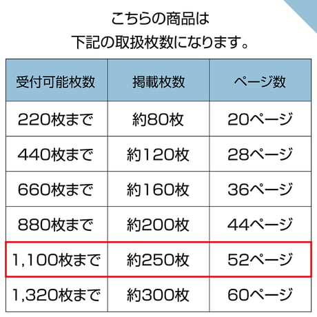 ハードタイプ　52ページ(ハーフコース プリント写真)