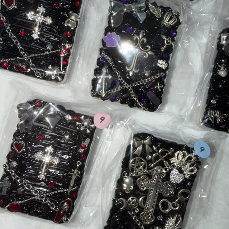 【全6色】GOTHPUNK🌹チェキケースBOX（25枚収納可能） 全面タイプ