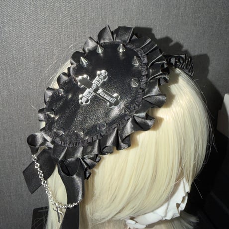 Leather xx Heart ヘッドドレス