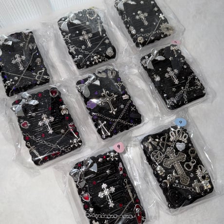 【全6色】GOTHPUNK🌹チェキケースBOX（25枚収納可能） 全面タイプ