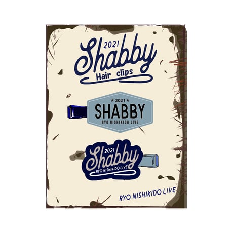 ヘアクリップ／LIVE 2021 "SHABBY"