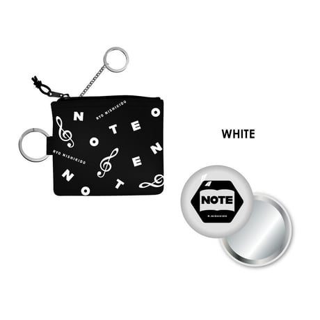 キーポーチ（BLACK・WHITE）／LIVE TOUR 2021 "Note"