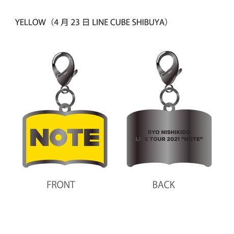 限定チャーム／LIVE TOUR 2021 "Note"【4月15〜5月8日公演分】