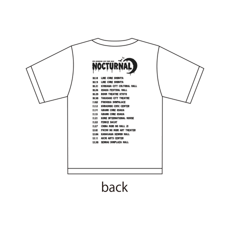 ツアーTシャツ／LIVE 2022 "Nocturnal"