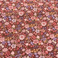 美しい花柄布生地