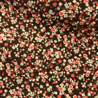 美しい花柄布生地