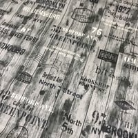 英文字数字柄布生地