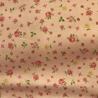 美しい花柄布生地