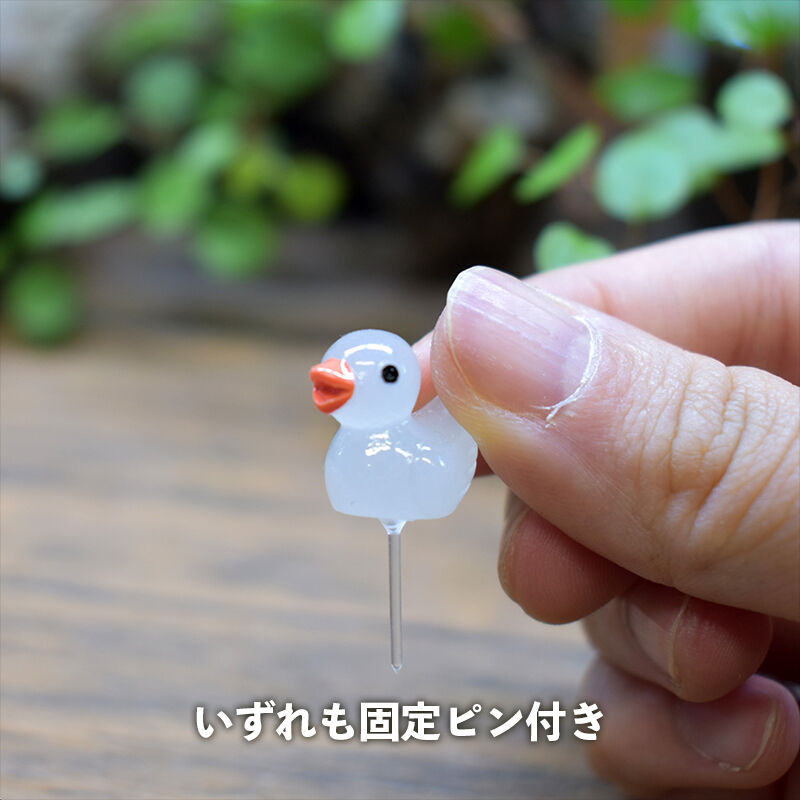 フィギュア】森の妖精・白｜固定ピン付き｜テラリウム用 | shida