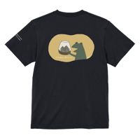 【オリジナルグッズ】森のカミリオン×shida design コラボTシャツ｜ブラック
