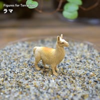 【フィギュア】ラマ｜固定ピン付き｜テラリウム用