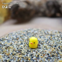 【フィギュア】ひよこ｜固定ピン付き｜テラリウム用
