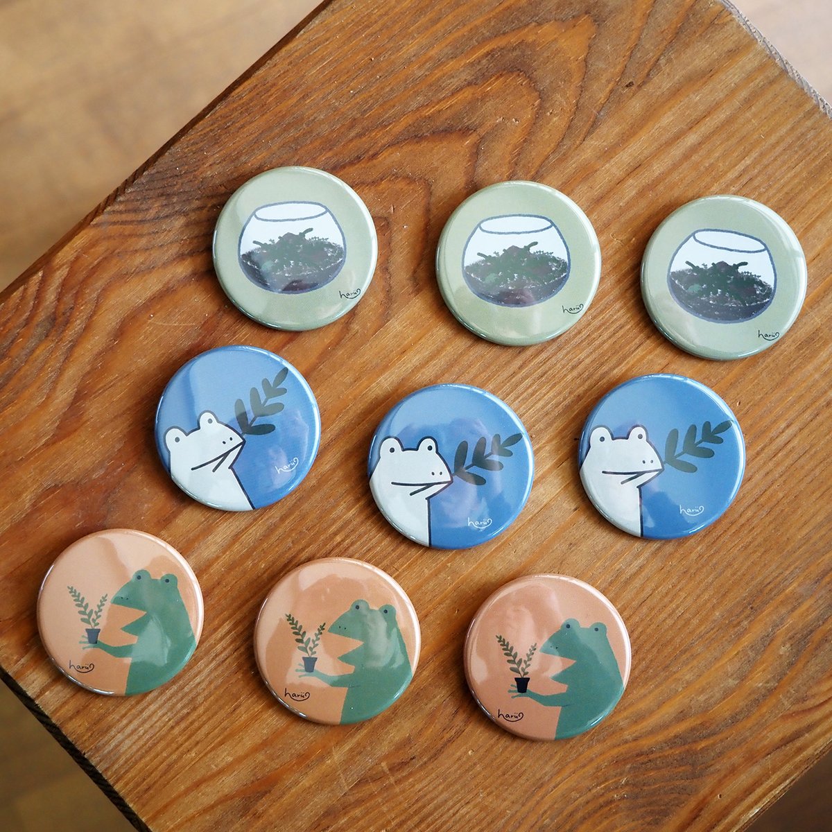 公*o様 Kanon 缶バッジ オリジナルグッズ】森のカミリオンコラボ缶バッジ（3個セット）｜第3弾