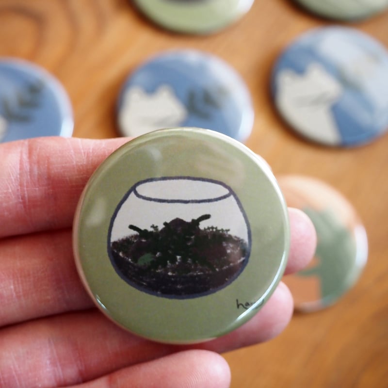 オリジナルグッズ】森のカミリオンコラボ缶バッジ（3個セット）｜第3弾