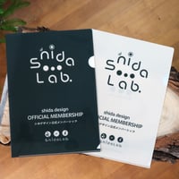 【シダラボ会員限定】Shida Lab. オリジナルA4クリアファイル｜グリーン・ベージュ