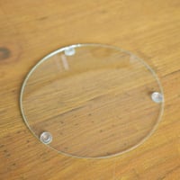 【フタ】ガラスフタ｜70mm・80mm・90mm・105mm・120mm｜専用クッション付き