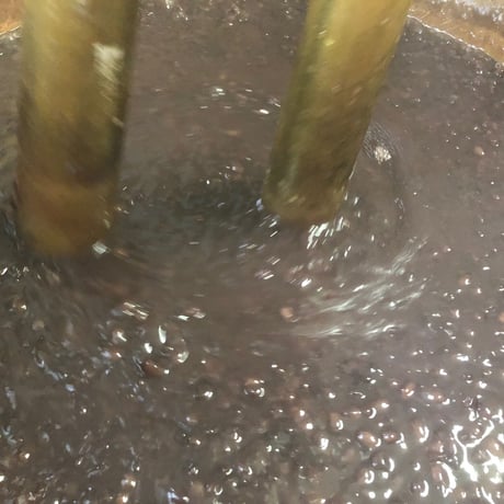 【竹皮羊羹】2本入り(箱入り）　北海道十勝産小豆で炊き上げた粒あんを竹の皮で包み、じっくり蒸し上げます。甘さ控えめの羊羹と竹の香りが混ざり合います。