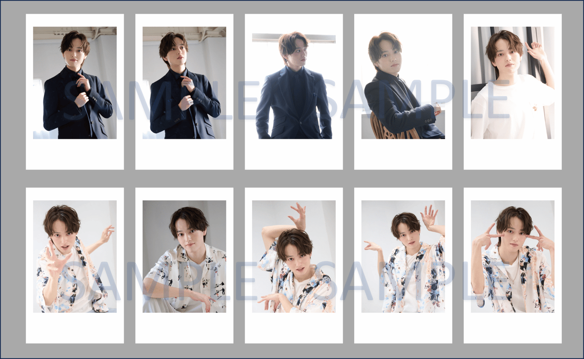 横山賀三 チェキ風カード（全10種類） | STOMP OFFICIAL SHOP