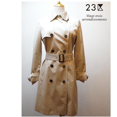 23区 コート ベージュ 38号 Mサイズ やぼったく