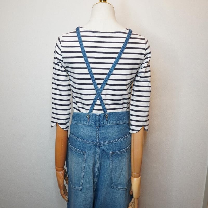 JOHNBULL ジョンブル サスペンダー デニム タイパンツ ワイド JOHNBULL ジョンブル サスペンダー デニム タイパンツ ワイド