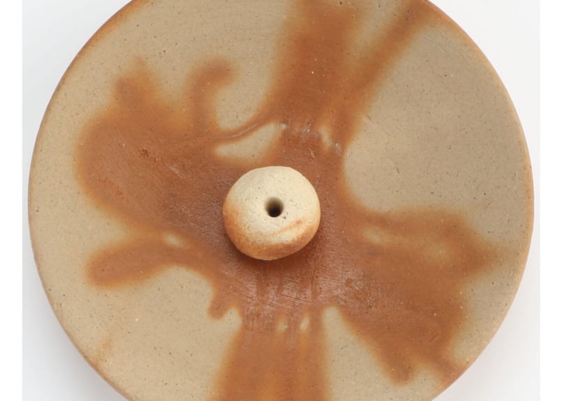 備前焼香立て 一心不乱・(丸皿) | やまとごころ【神戸有馬・京都祇園