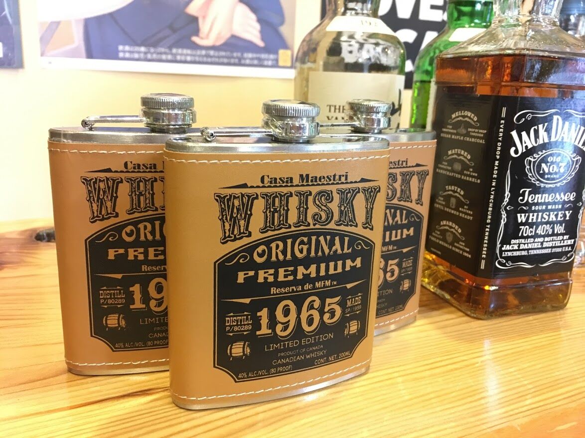 カナディアンウイスキー テキーラ 200ml スキットル 洋酒 まとめ売り