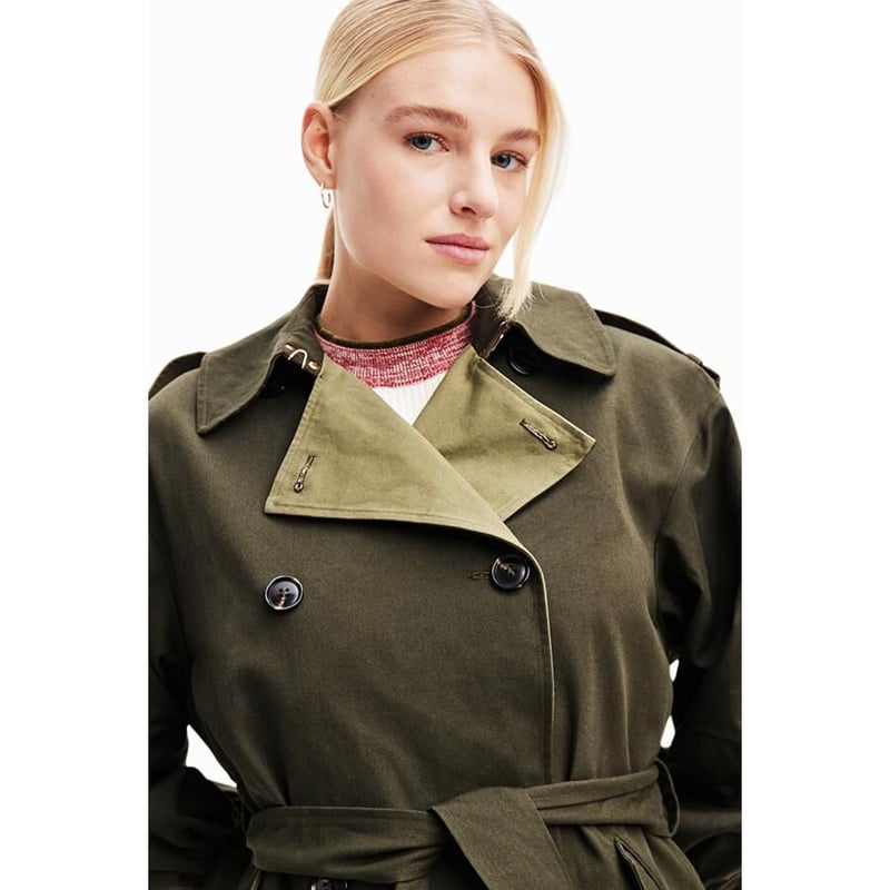 Desigual ベルト オーバーサイズトレンチコート 23WWEW94 Desigual ベルト オーバーサイズトレンチコート 23WWEW94
