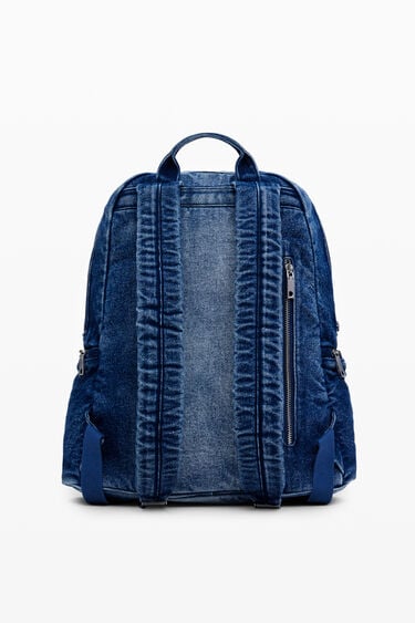 Desigual DENIM PRIORI MULTIPOCKET デニムバックパックミディア