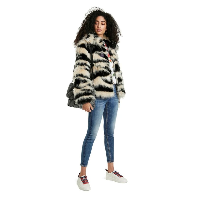 Desigual エコﾌｧｰジャケット Lサイズ 21WWEWAF | prologueike