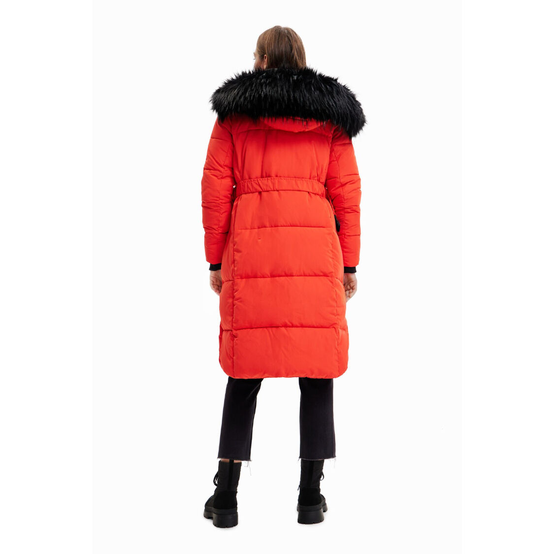 Desigual ベルト ロング パデッドコート22wwewae | prologueikeb...