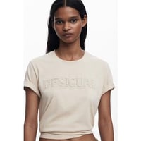 デシグアル Desigual スタッズロゴTシャツ25SWTK17