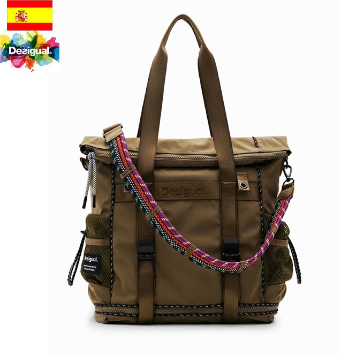 Desigual デシグアル】2WAY マルチポジション マキシバックパック