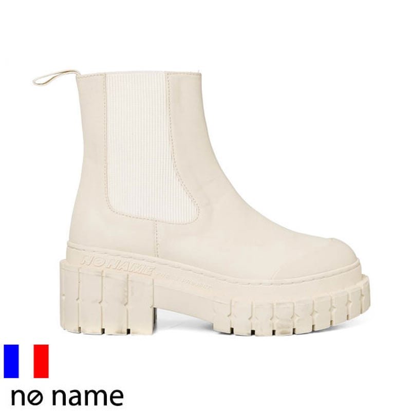 NO NAME ゴアブーツ no name ノーネーム】つま先ラバー素材 厚底サイドゴアブーツkross