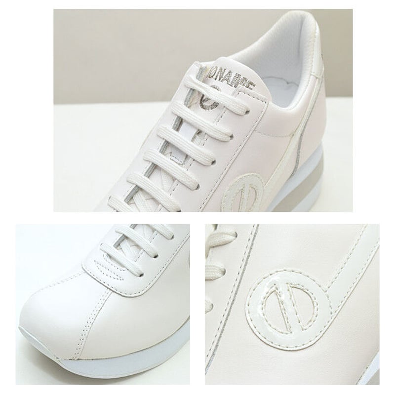 no name ノーネーム】 スポーティレザースニーカーY 『SPEED』5.5cm spe