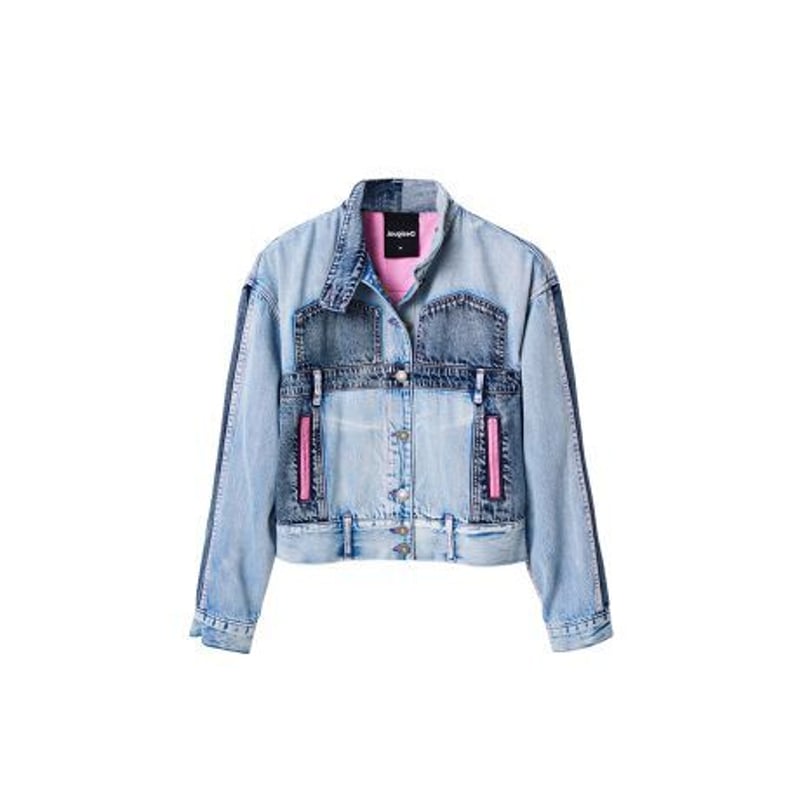Desigual Pink Panther オーバーサイズ デニムジャケット23swed48