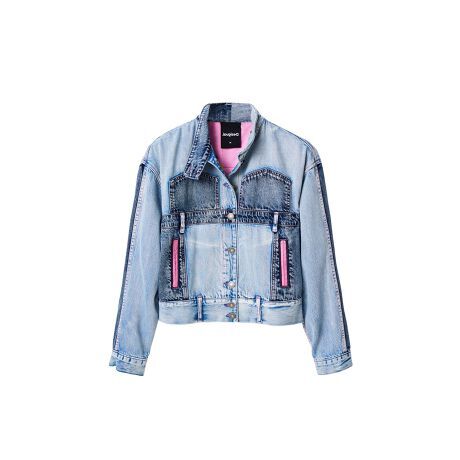 Desigual Pink Panther オーバーサイズ デニムジャケット23swed48