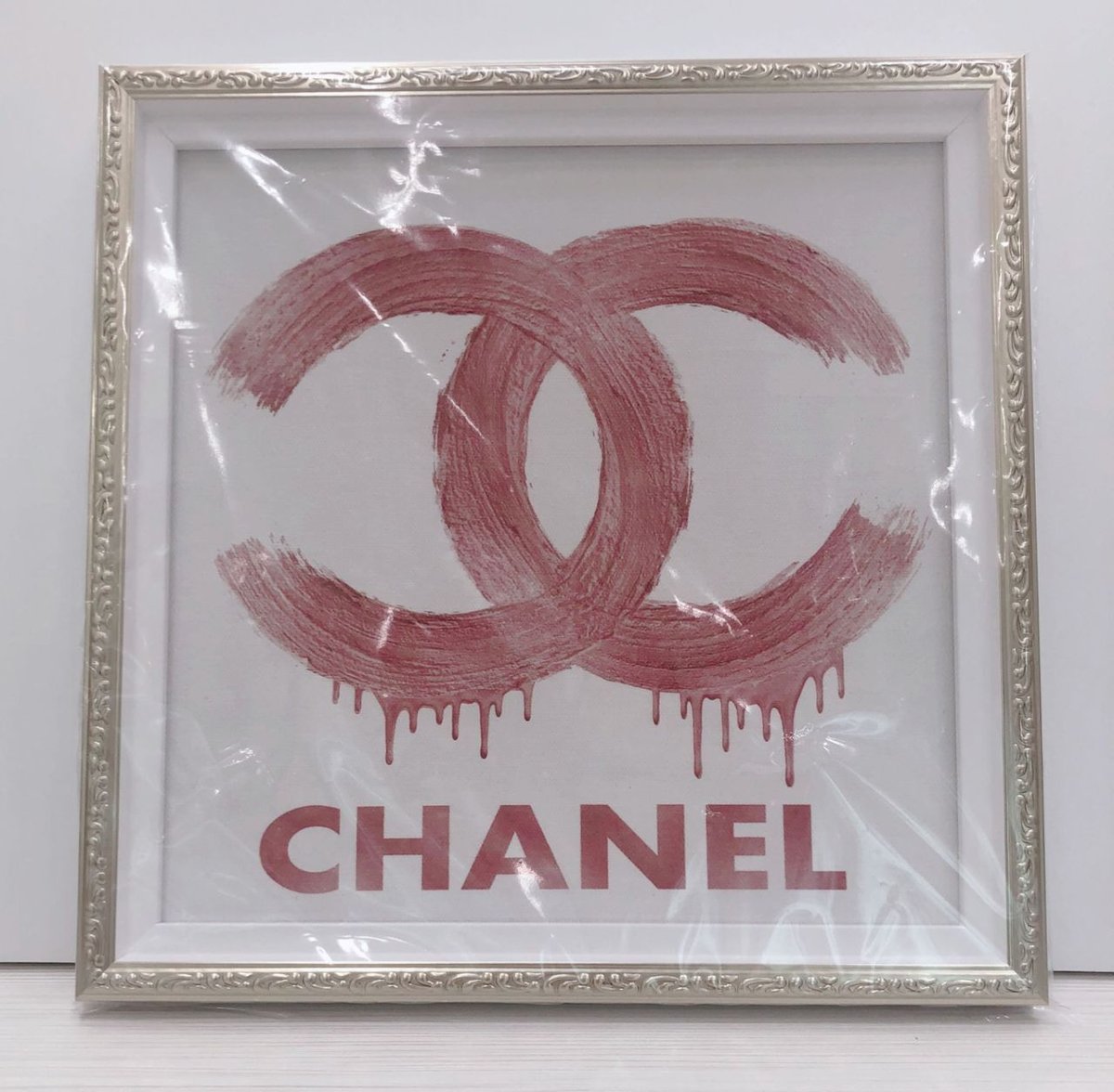 最終値下げ♡CHANEL♡オマージュ　キャンバスアート　ドレス＆ココマーク 期間限定値下げ♡CHANEL♡オマージュ キャンバスアート ドレス