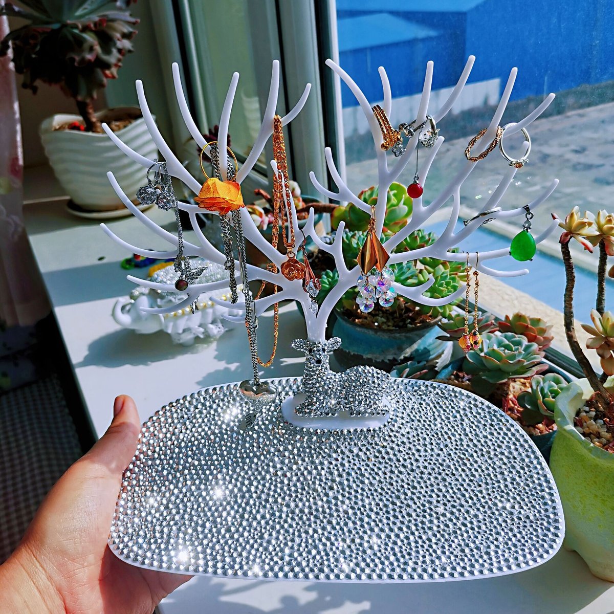 no.189 ハンドメイド✩.*˚キラキラアンティーク調アクセサリー✩.*˚ キラキラアクセサリートレイ ali.handshika | prologueikebukuro