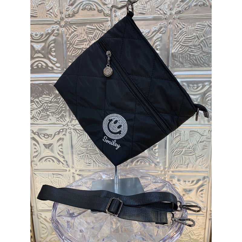 Smiley×PHANUEL】二点セット 刺繍 撥水キルティング 2WAY トート