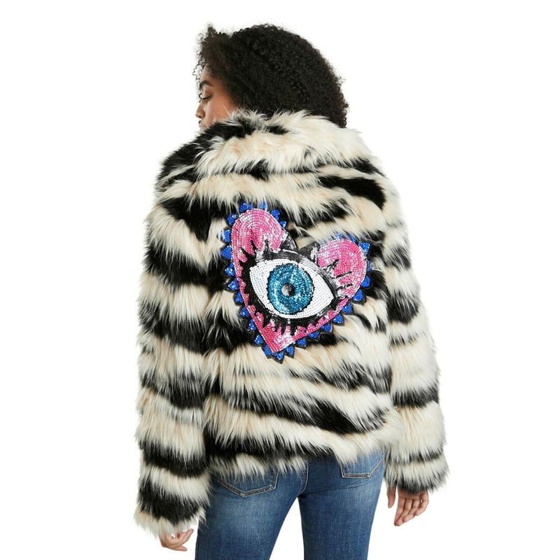 Desigual エコﾌｧｰジャケット Lサイズ 21WWEWAF | prologueike