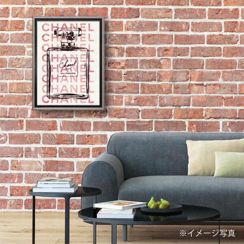 No.123木枠付きキャンバスアート オマージュアート 香水アート chance