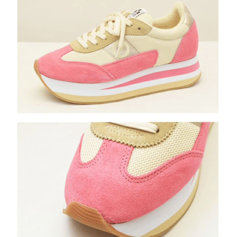 online shop限定【no name ノーネーム】靴ひも2種類付 パステルピンク