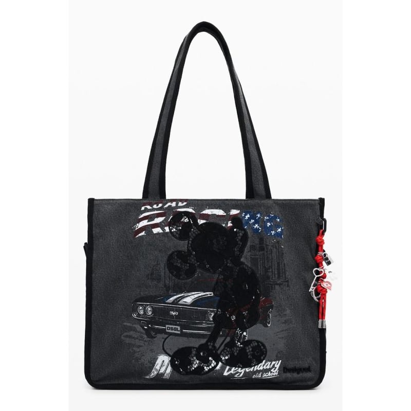 Desigual 【大容量】ミッキーデニムショッパーバッグ25WAXD20